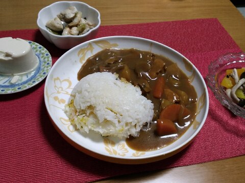 市販のルーでココナッツオイルカレー